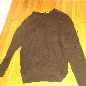 Joseph Horne Men's 100% Cashmere Sweater Brown S-M